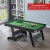 Mesa de Billar Plegable para el Hogar para Adultos y Niños 3 en 1 Mesa de Billar Multifuncional de Interior Mesa de Tenis de Mesa Familiar