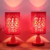 Luz nocturna cálida romántica para habitación de boda, mesita de noche, lámpara de mesa de dormitorio, simple moderna, regalo de boda para cuidado, lámpara Ever