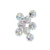 Uña Labio Rosca Interna 3-8mm Uña Hueso del Oído Uña Pantalla del Oído Bola de Barro Full Diamante Accesorios Shambhala Agujero 1.2/1.6mm