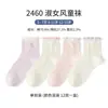 Meias Xuwei Meisiyuan para crianças e estudantes, finas, de primavera e verão, estilo moderno, para meninos e meninas, 5-15 anos, meias finas de verão, atacado