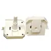 Accesorios para Pantalla Retráctil Puerta de Pantalla Invisible Tipo Rodillo Cuadrado Antiguo Rodillo de Resorte Manija de Esquina Tope Conector