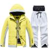 Nuevo traje de esquí de snowboard para hombres y mujeres, traje de invierno cálido y grueso, traje de esquí de estilo coreano, doble tabla