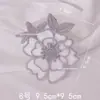 Pegatinas de Parche Adhesivo Gris del Fabricante, Pegatinas de Tela Bordadas a Mano con Encaje para Ropa, Mosquiteros, Bolsas, Zapatos y Sombreros, Pegatinas para Agujeros