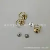 Herrajes para Bolsos de Mujer de Aleación de Zinc con Doble Anillo, Remaches en Forma de Cúpula, Anillos Cruzados para Fundas de Teléfono, Anillas de Tirador para Bolsos de Cuero