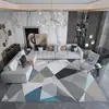 Nueva Alfombra de Piso Sala de Estar Dormitorio Lujo Ligero Alta Calidad Simple Cobertura Total Sofá Alfombra de Piso Grande Mesa de Café Limpiable Alfombra de Mesita de Noche