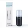 Instrumento Hidratante Nano Spray Facial Máquina de Pulverización en Frío Instrumento Humidificador Doméstico Portátil de Carga Humidificador Pequeño