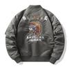 2292 Nuevo Chaqueta Bomber Transfronteriza para Hombre Bordada Traje de Béisbol Talla Extra Chaqueta de Trabajo Moderna