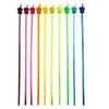 Baston de pegamento de resina transparente para niños aprendizaje de lectura punto de lectura bastón de enseñanza para maestros lectura con el dedo bastón de tutor artefacto 30cm