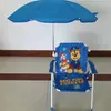 Silla de Playa Infantil Transfronteriza Silla Plegable Portátil para Exteriores Silla con Respaldo Parasol Simple Asiento para Bebé en la Costa Taburete