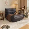 Sofá Preguiçoso Caterpillar para Sala de Estar, Adequado para Dormir e Reclinar, Sofá Individual para Varanda Quarto, Cadeira de Lazer Original Togo Celebridade da Internet