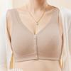 Sutiã Benmingnian para mães de meia-idade e idosas, roupa íntima feminina, sutiã para mulheres de meia-idade, fivela frontal, sutiã plus size sem argolas