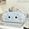 Estrella de Sal Marina Dibujo Animado de Gato Peluche Estuche para Lápices Estuche de Papelería para Lápices Alta Calidad Lindo Cremallera Muñeca Estudiante Estuche para Lápices