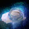 Polvo Camaleón Aurora Fantasma Nuevo Estilo Transparente Neón Polvo para Uñas Joyería Glitter Polarizado Polvo Brillante al por Mayor