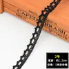 Encaje Tejido de Hilo de Algodón Negro Adorno para Manualidades Tela para Mantel Hecho a Mano Materiales para Ropa de Cama de Sofá Tela para Cortinas