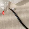Grampo de Cabelo Antigo de Madeira de Princesa Feminino de Sândalo Preto Novo Chinoiserie Simples Moderno Diário Grampo de Cabelo Adorno de Cabeça