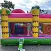 Castillo Inflable de PVC Engrosado para Niños Interior Exterior Trampolín Inflable Exterior Castillo Inflable para Niños