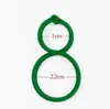 Clipes de Oito Espessos para Jardinagem para Prender Trepadeiras, Clipes de Plástico para Amarrar Galhos, Clipes Multifuncionais de Suporte para Plantas Trepadeiras