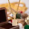 Collar Colgante de 26 Letras Completo de Diamante de Lujo Ligero Nueva Moda Transfronterizo Europeo y Americano 2026 para Mujeres Joyería Hip-Hop de Moda Venta al por Mayor