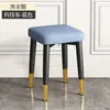 Banqueta Quadrada Empilhável Banqueta para Sala de Estar Casa Moderna Simples Banqueta para Mesa de Jantar Quarto Banqueta para Maquiagem Banqueta Macia Reforçada Espessa
