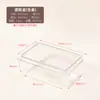 Caja de Empaque para Sándwich de Pastel con Tapa Transparente para Tiramisú Mousse de Leche de Soya Postre Caja de Empaque para Horneado