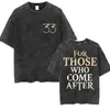Camiseta Lavada Retro 33 Expacim 33 de Juego Claire Obscur para Hombres y Mujeres Casual Algodón Oversize de Alta Calidad