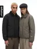 Chaqueta de Polar con Parches de Hilo Estilo Old Money para Hombre Jie Zhan 26 Otoño/Invierno Nuevo Retro Engrosada Cálida con Cremallera