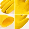 Guantes de Látex Engrosados de Tendón de Res de Nanyang, Resistentes al Desgaste, Impermeables, Antideslizantes, Anti-Manchas de Aceite, para Cocina Doméstica y Procesamiento de Mariscos, Producto Genuino