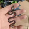 Año Nuevo de la Serpiente Mini Llavero Colgante Pitón Venta Caliente Transfronteriza Accesorios de Animales Fabricante de Cobre Viejo Venta al por Mayor