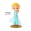 Adornos para Pastel de Cumpleaños Princesa de Hielo Blancanieves Niña Elsa Decoración Belle Sofia Anna Sirena Muñeca