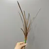 Mei Rui simulación al haz sentir cámara de hoja de cymbidium decoración floral simulación hoja de orquídea al por mayor 9 sentir hojas de cymbidium