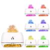 Nuevo Mini Difusor de Aroma de Llama de Simulación Colorida de Piedra de Sal Difusor Ultrasónico Humidificador de Aire Gran Volumen de Niebla