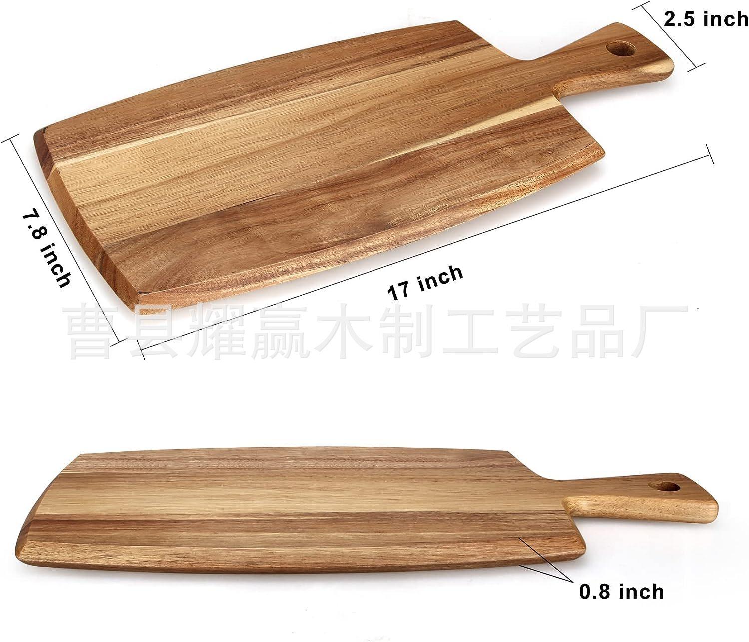 木质砧板家用实木烘焙面包板柚木熟食板披萨牛排板水果托盘BSC