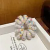 Nueva Goma para el Pelo de Cuerda de Teléfono de Lana, Cuerda de Felpa Simple y Duradera para el Cabello, Diadema Linda, Goma Elástica Elegante para Mujeres