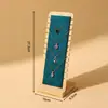 Soporte de Exhibición de Collares Desmontable de Bambú y Madera Transfronterizo, Colgador de Joyería para Cadena de Clavícula, Soporte de Exhibición de Collares y Prop para Transmisión en Vivo y Fotografía