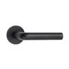Cerradura de Puerta Interior Universal Moderna Minimalista Negra Silenciosa Manija de Puerta de Habitación de Madera Maciza Estilo Americano Cerradura Dividida para Dormitorio
