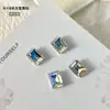 Azucarero 6*8 Rectangular Esquina Recta Pedrería para Uñas Cubitos de Hielo Caramelo de Roca Pedrería de Punta Inferior Súper Brillante Vidrio K9 Decoración de Uñas