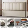 Cabecero independiente de color sólido moderno y minimalista, espuma de alta resiliencia que protege la cintura, panel de cabecero integrado de doble uso para montaje en pared y de pie