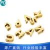 Acero de Titanio Acero Inoxidable Letra Colgante DIY 26 Letras Inglesas Cuentas con Agujero Pequeño Joyería DIY Portátil Accesorios Venta al por Mayor de Fábrica