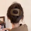 Pinza para el pelo de concha estilo coreano que no lastima la cabeza, elegante pinza de abulón para mujer, accesorio para el cabello versátil y de alta gama