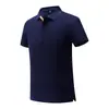 Ropa de trabajo de alta gama camiseta personalizada con solapa logo bordado camisa cultural corporativa polo de manga corta para hombre y mujer Algodón