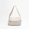 Bolsa de Ombro Grande Capacidade Cor Sólida Simples Casual Nova Moda Primavera 2026 Bolsa de Mão Versátil Elegante Estilo Coreano Tendência Bolsa Transversal