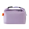 Bolsa térmica de moda y minimalista para oficinista, gran capacidad, impermeable y a prueba de aceite, bolsa para lonchera, bolsa de bento de mano para estudiante