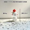 Adornos de Gato Lindos de Vidrio Hechos a Mano Gatito Mini Estilo Japonés Simulación Realista Lindos Puros Hechos a Mano Mayoreo