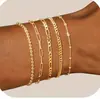 Set de Pulseras, Accesorios Decorativos, Pulsera Personalizada, Nuevo Set de Pulseras de Aleación Combinada, Popular Plata Moda Commuter Estilo Simple