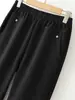 Pantalones para Mamá de Mediana Edad Modelo Primavera/Otoño 2026 Cintura Elástica Pantalones Rectos Holgados Moda para Mujeres de Mediana Edad y Mayores Tallas Grandes Pantalones Casuales