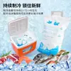 Bolsa de Hielo Llena de Agua para Entrega Exprés, Refrigeración y Conservación de Alimentos Congelados Desechables Reutilizables, Bolsa de Hielo Pequeña para Puesto Comercial