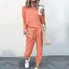 Comercio Exterior Amazon Primavera y Otoño Nuevo Transfronterizo Europeo y Americano Mujeres Multicolor Holgado Caliente Manga Larga Pantalones Traje Casual