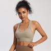 Roupa íntima esportiva feminina à prova de choque push-up estéreo anti-flacidez sutiã de fitness de alta intensidade treinamento de corrida ioga roupa colete