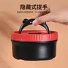 Lonchera Aislada de Acero Inoxidable 304 para Estudiantes, Práctica Lonchera Redonda, Apta para Microondas con Tapa, Tazón para Sopa, Recipiente para Alimentos, Fiambrera para Sopa