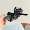 Falda Estilo Coreano Estampado Leopardo Melad Pinza Banana Pasador para Mujeres con Cola de Caballo Alta, Elegante y con Atmósfera Pinza Tiburón Nuevo Accesorio para el Cabello